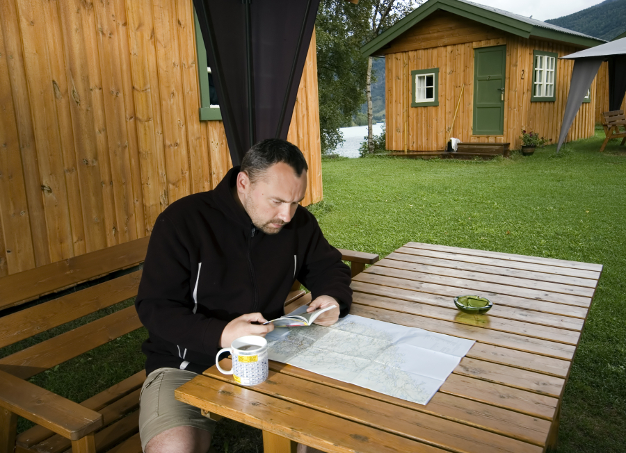 détente dans un mobil home Perigord Noir